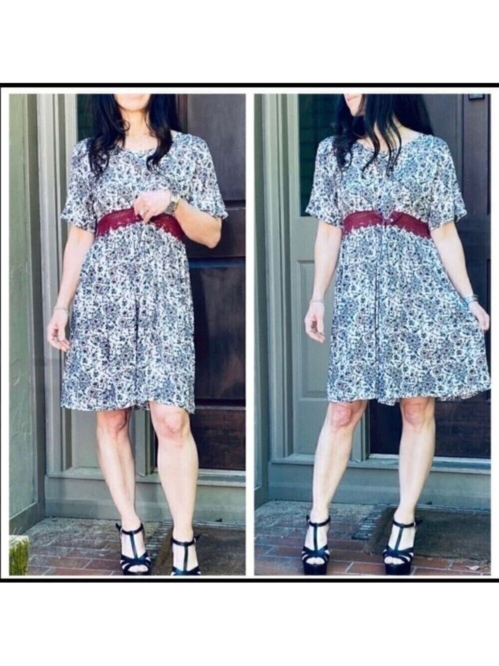 NWT Boutique Floral Dress - Picture 2 of 8